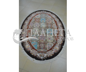 Iranian carpet Diba Carpet Farah brown-cream-blue - high quality at the best price in Ukraine